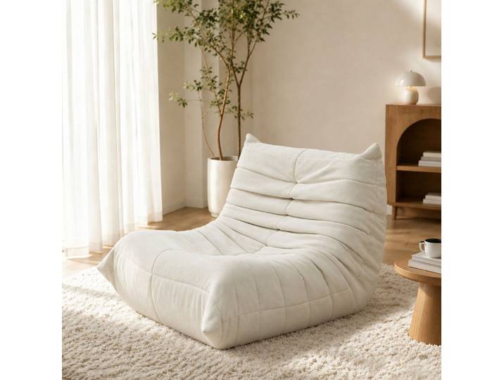 VUZINIC Sitzsack für Erwachsene, Memory-Schaum-Füllung, Bodensofa, Wohnzimmer & Büro (1 St)