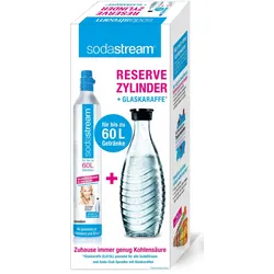 Glas, Kunststoff, Edelstahl Karbonisiererflasche + CO2-Zylinder 1100065490 Reservepack 60 l