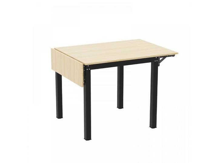 SUPFINE Table à Rabat Extensible en MDF Table de Salle à Manger Pliable pour 2 à 4 Personnes pour Cuisine Salle à Manger Salon