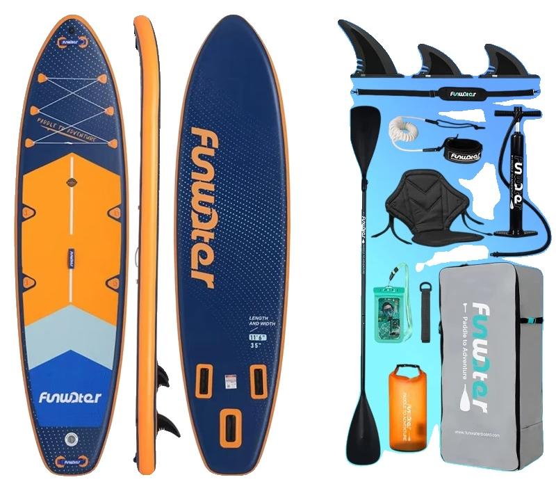 Aufblasbares Paddle Board, rutschfeste Oberfläche, vielseitige Verwendung, SUPFW43B