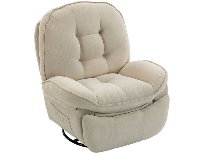 Fauteuil relax TV inclinable pivotant fonction bascule salon chambre
