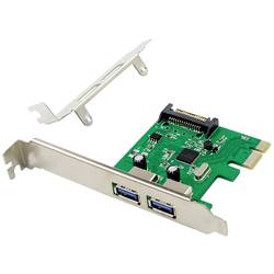 Conceptronic EMRICK 2-Port USB 3.2 Gen 2 PCI-Express-Karte PCI-Express Karte USB-A (USB 3.2 Gen 1) PCIe EMRICK06G