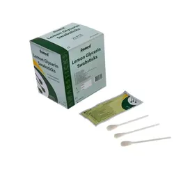 Romed Mundpflegestäbchen Lemon zuckerfrei 25 x 3 = 75 Stück