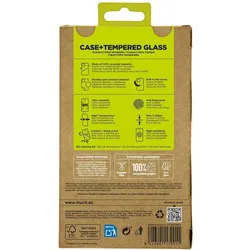 [n]fibrecare Handytasche und -schutz Muvit for Change iPhone Air Schwarz (Apple iPhone Air), Smartphone Hülle, Schwarz, Transparent