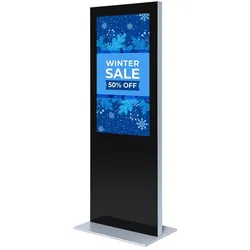 Digitale Infostele Slim 50" mit Samsung-Bildschirm