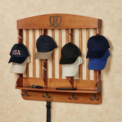 Touch of Class Deluxe Horizontal Cap Rack Windsor Oak 20 Cap, 20 Cap, Windsor Oak