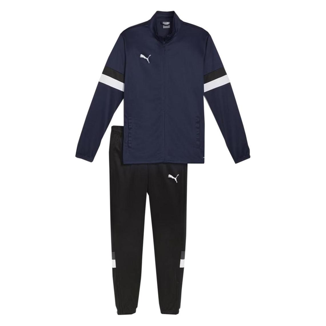 Puma Team Rise Herren Trainingsanzug marineblau-schwarz 658653 06 (XXL) (140804_2XL)