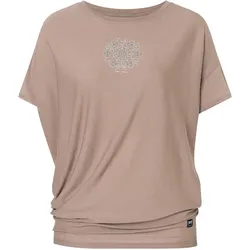 Super Natural, Damen, Sportshirt, Ornamental Loose (XS), Braun