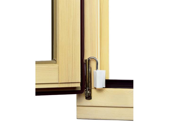 Fensterstopper RUCO 4er Set , weiß, Kunststoff, Metall, Fensterstopper, Fensterstopper, Türstopper, Fensterstopper, Made in Germany