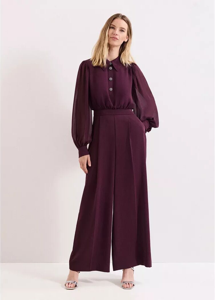 Phase Eight - Jumpsuit, für Damen, Bordeaux Größe 36