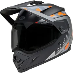 Bell MX-9 Adventure MIPS Mesa, Endurohelm - Matt Schwarz/Grau/Orange - S