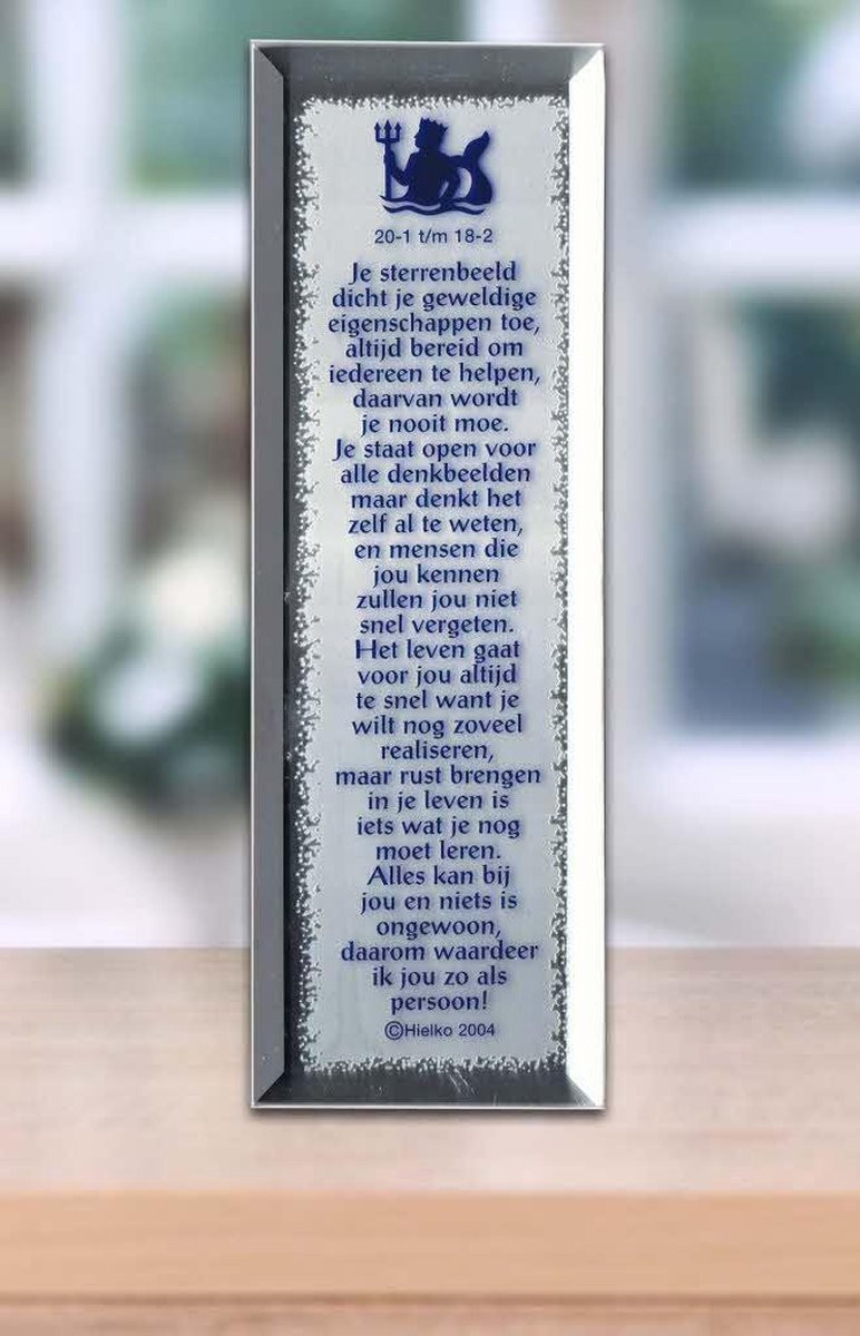 Gedicht spiegel sterrenbeeld 20-1 t/m 18-2