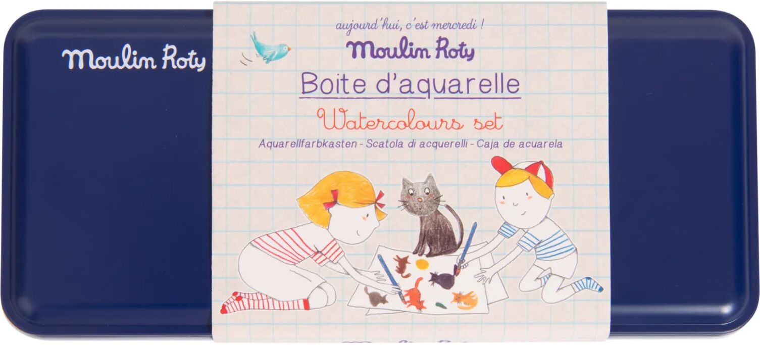 Moulin Roty Boîte d'aquarelles C'est mercredi Multicolore taille unique