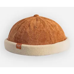 REELL Docker Cap light brown cord / sand fl Gr. Uni