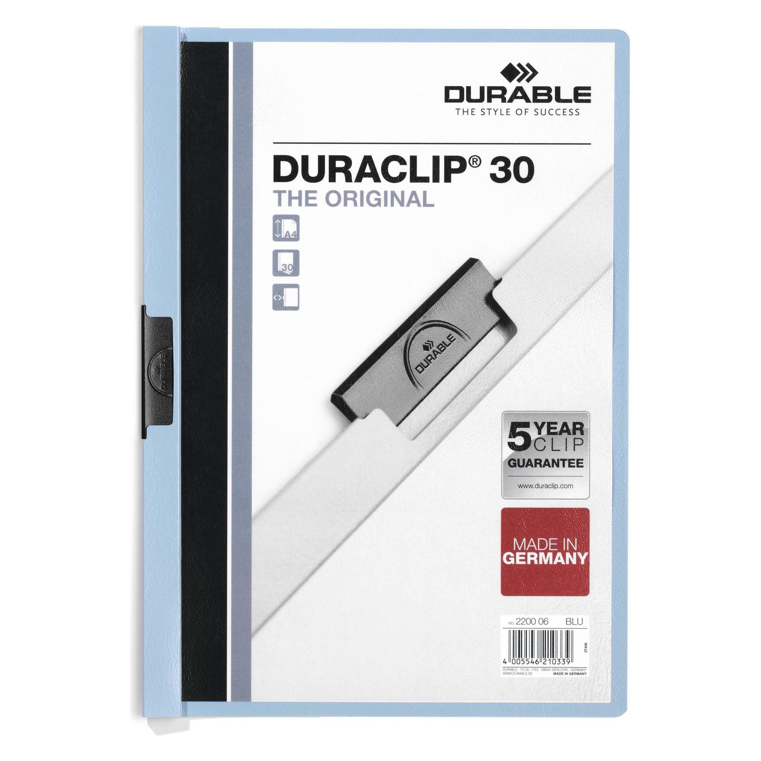 Durable Duraclip (A4, 25x) (220006)
