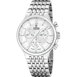 Festina Quarz Herren Chrono F20093/1 - silber - 40.0mm