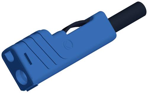 Hirschmann Test & Measurement SLS 200 Laborstecker Stecker, gerade Stift-Ø: 4mm Blau 1St.