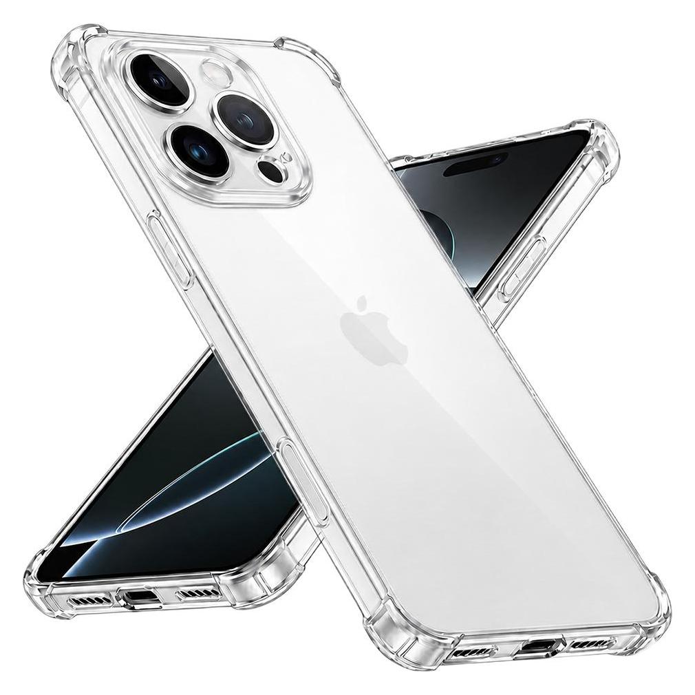 Techsuit - Shockproof Clear Silicone - iPhone 16 Pro - Clear (Apple iPhone 16 Pro) (56365214)