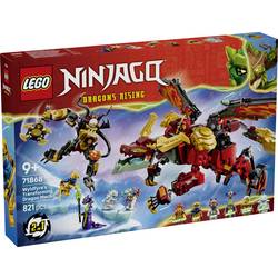 LEGO NINJAGO 71868 LEGO® NINJAGO Wyldfyres Drachenmech und 6 Minifiguren; Bauspielzeug für Rollenspiele