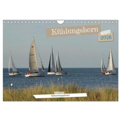 Kühlungsborn Geburtstagsplaner (Wandkalender 2026 DIN A4 quer), CALVENDO Monatskalender