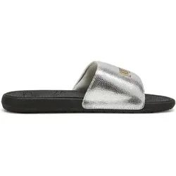 PUMA Herren Badesandalen Cool Cat 2.0 Metallic Shin, Größe 37 in Silber Silber