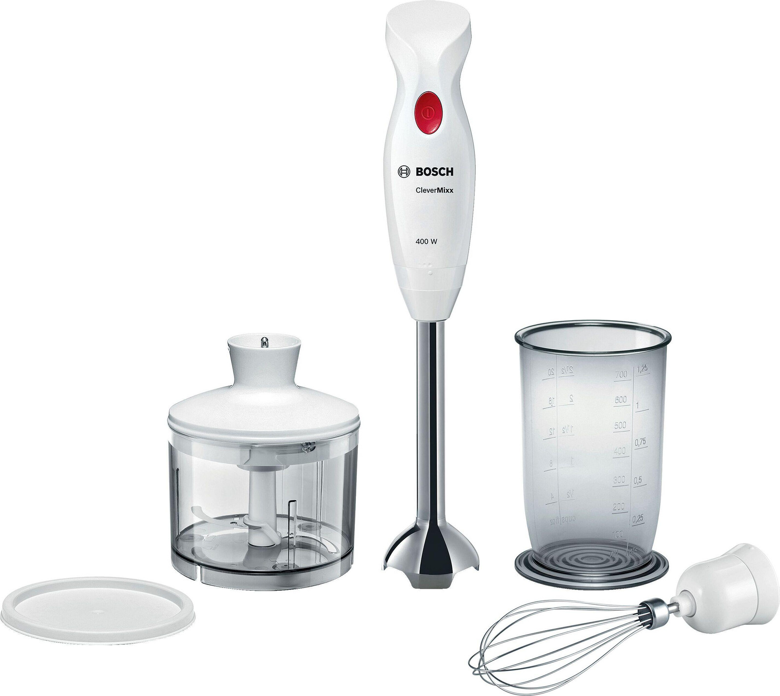 Bosch MSM24500 Dompelstokmixer, 400 W, Rood/Wit