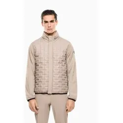 EA7 für Herren. 7M001295_AF21441 Golf Pro Jacke Beige (S), Schwarz, Lässig, Sportlich, Sportbekleidung, Polyester