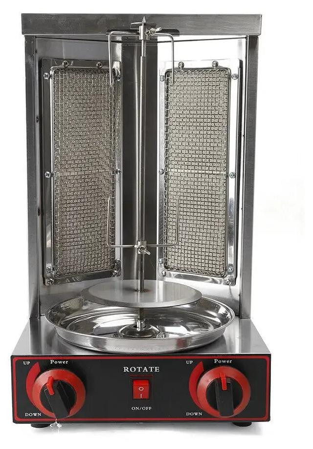 Selius Verticale Shawarma Grill met 360 graden rotatie en 3000W vermogen