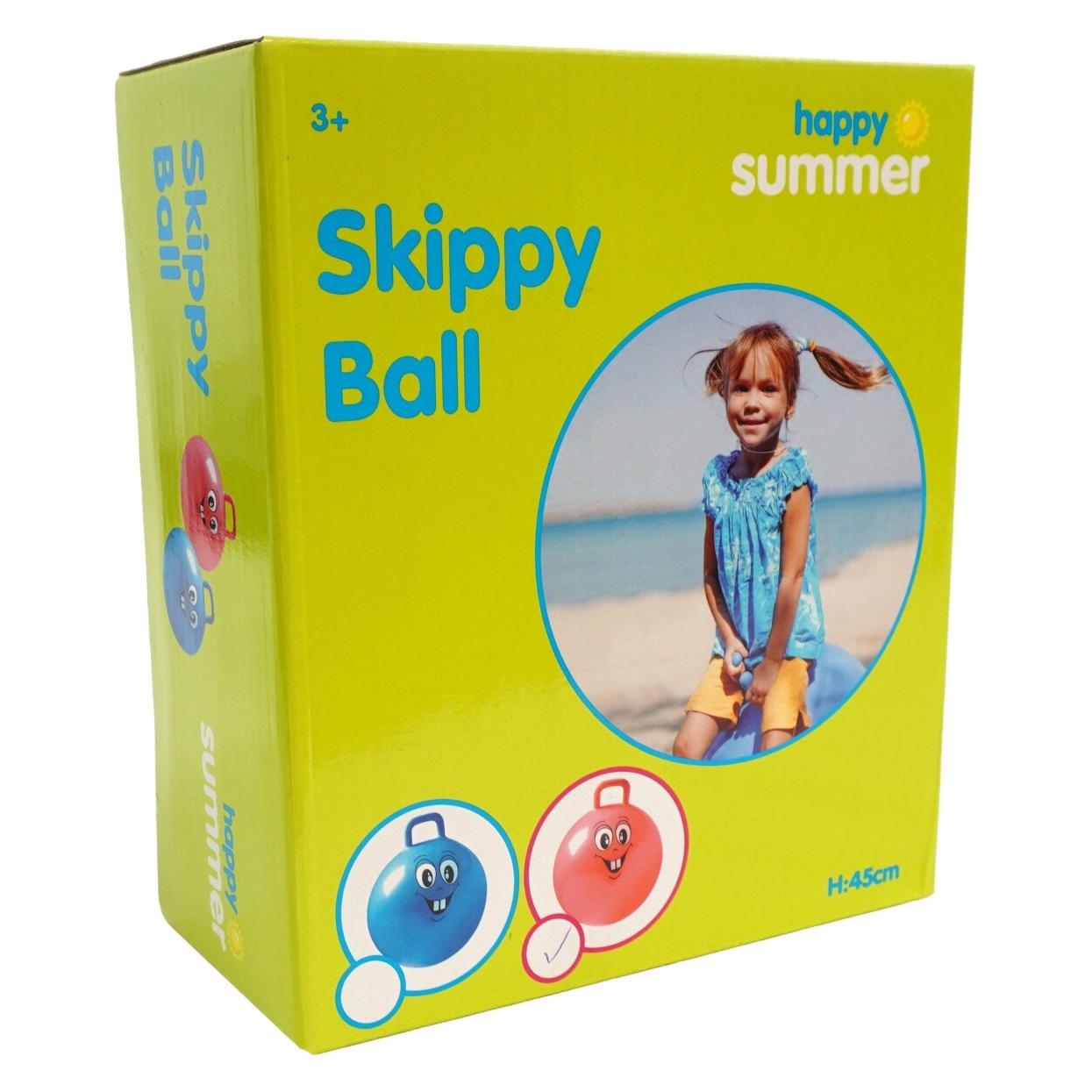 Spring Summer Skippy ball 45cm 2 asst. assorteret (6417959020883)