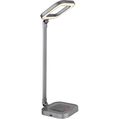 GLOBO LIGHTING LED Tischleuchte "MONACO", grau, Leuchten, Tischlampe/Arbeitszimmer/Bürotischleuchte/grau, LED Tischleuchte