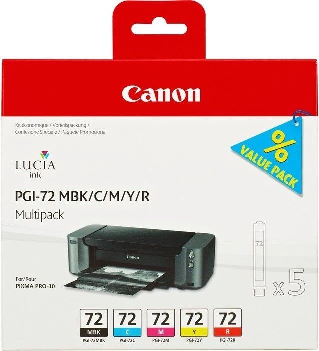 Canon PGI-72 MBK / C / M / Y / R Multipack