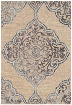 SAFAVIEH Handmade Dip Dye Luana Medallion Wool Rug