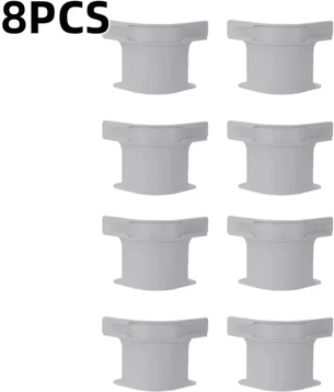 Inspire Curations 4 Or 8Pcs Heavy Duty Bed Sheet Holder Straps 8pcs Gray