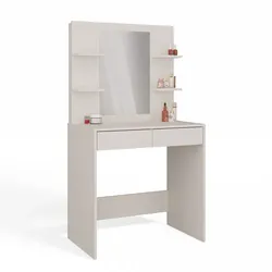 Schminktisch mit Spiegel MARINA 4P + Schreibtisch 2S KASCHMIR