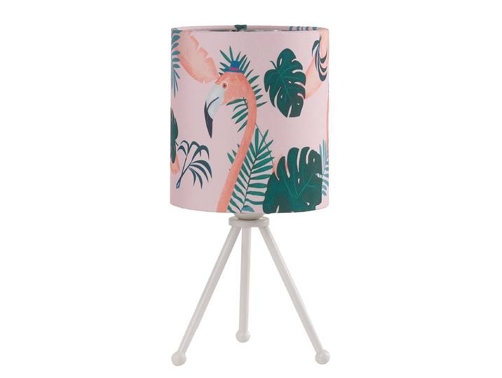 Lampe de table Flamingo Grande 16 x 34 x 16cm Rose foncé Coton E14