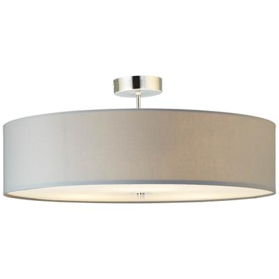 Brilliant "Andria" E27 1 Stk. mit Stoffschirm, 26,5 cm Höhe, Ø 60 cm, E27, Metall/Textil