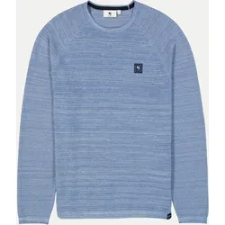 Pullover mit Logobadge Blau XL