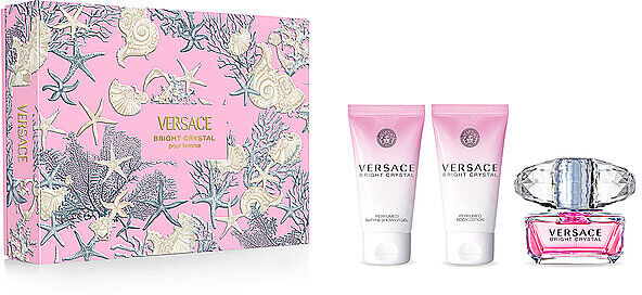 VERSACE Geschenkset - Versace Bright Crystal Eau de Toilette Set 3x50ml EG