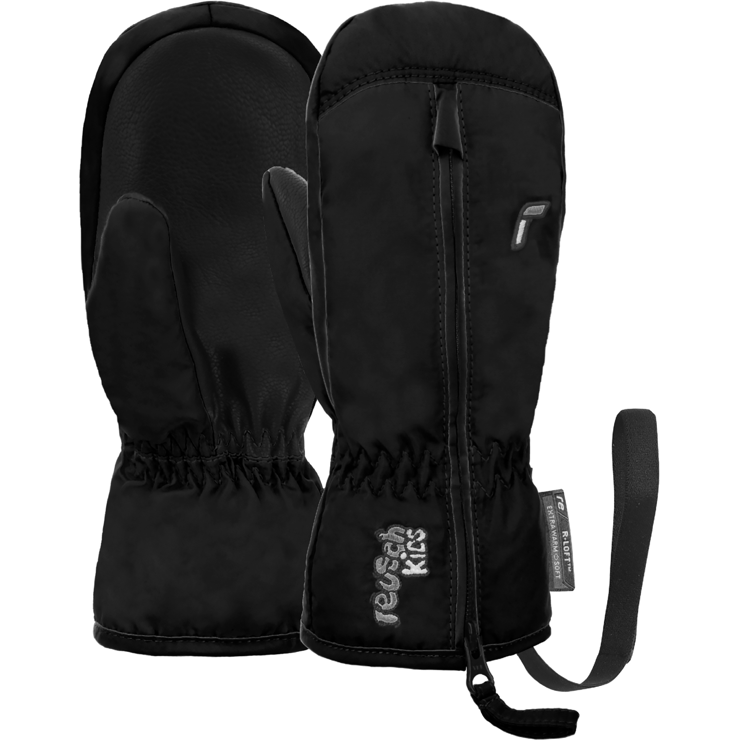 Reusch Ben Kinder Skihandschuhe schwarz Größe M Skifahren Widerstandsfähig Wasserabweisend