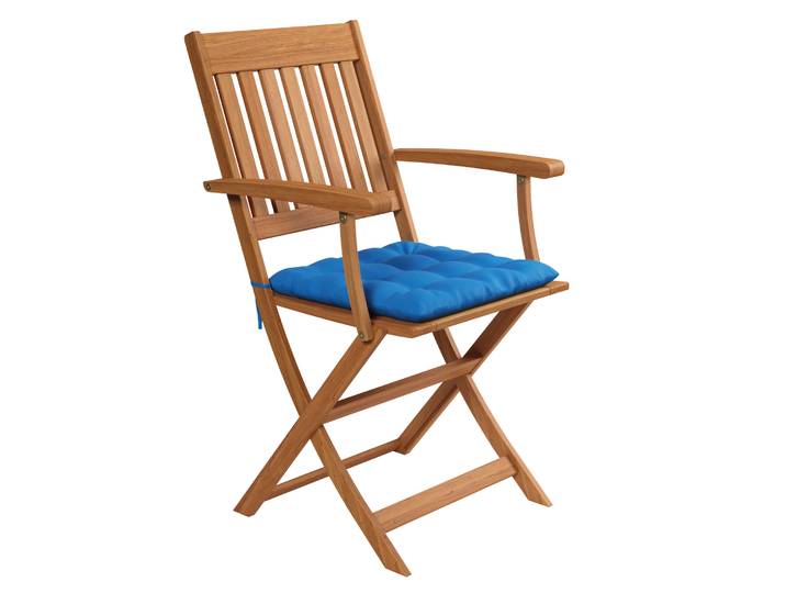 Sitzkissen 40 x 40 cm türkis