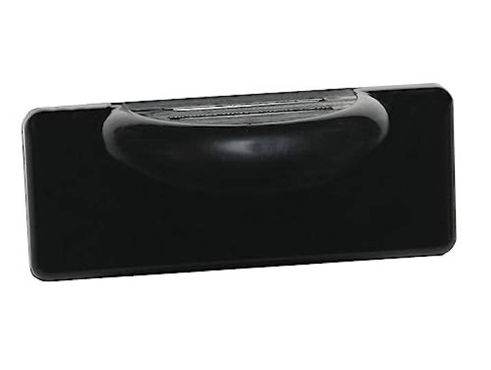 Gardinia Magnet-Halter für Jalousien, Selbstklebend, Ideal für Kippfenster, Halterung für Jalousie-Unterschienen, 5 cm x 2 cm (LxB), Kunststoff/Metall, Schwarz, 2 Stück