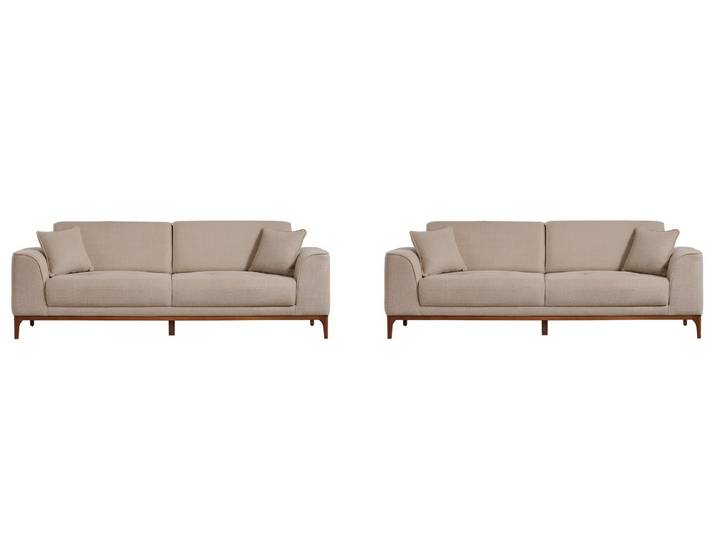 Xlmoebel Polstergarnitur Beige Designer-Sofa im modernen Stil für Ihr Wohnzimmer, (2-tlg), Made in Europa