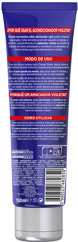 L'Oréal París Elvive COLOR-VIVE Violeta máscara matificante 150 ml