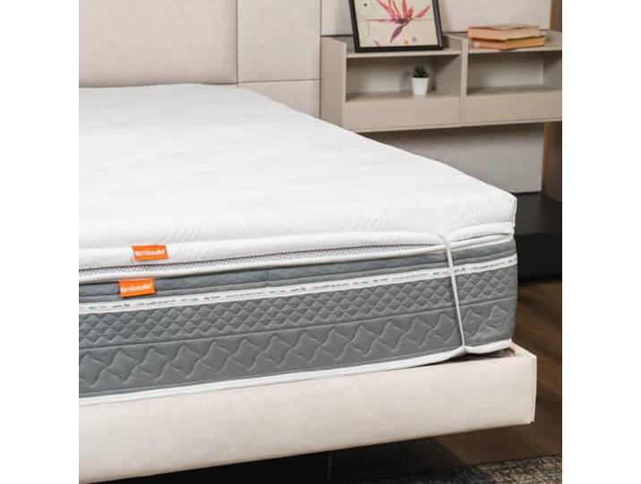 miasuite i sogni italiani - Topper 140 x 185, Memory, Höhe 7 cm - 7 verschiedene Zonen, Bezug abnehmbar, waschbar, Medizinprodukt, 100% Made in Italy, Topper One