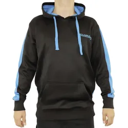 SHIMANO WORKSHOP HOODIE BLACK, S 50% PES/50% COTTON