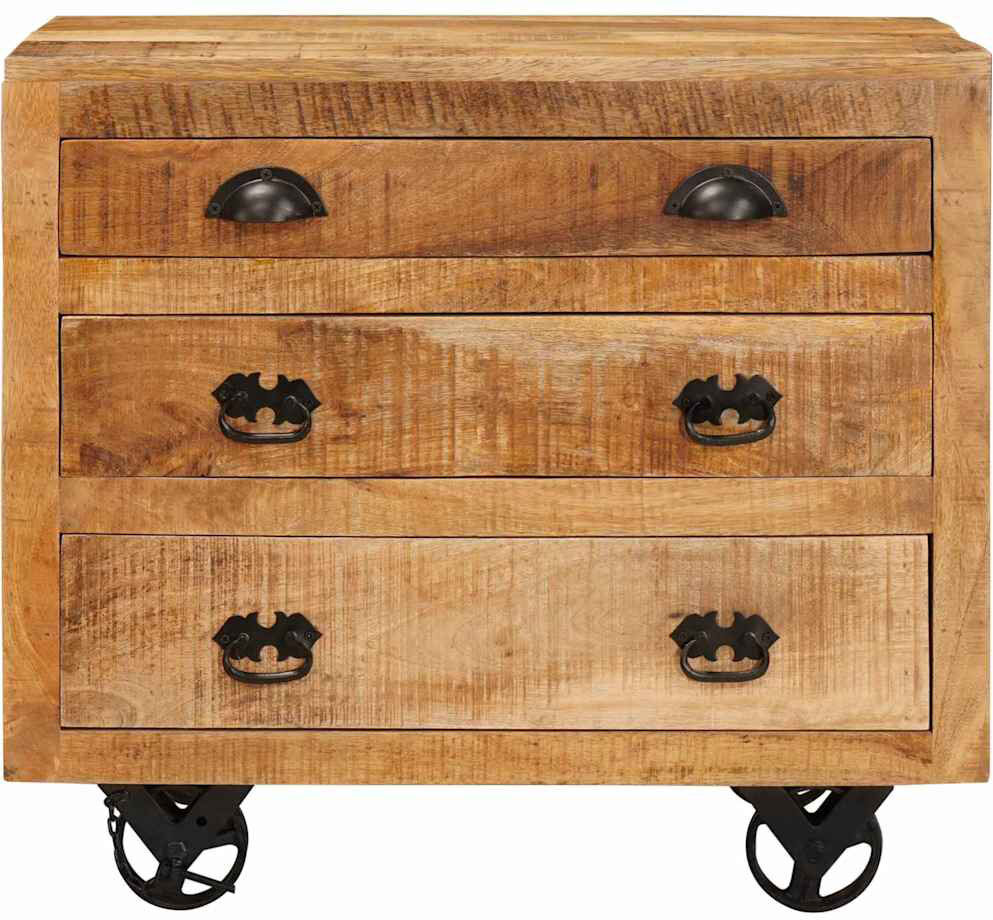 Borough Wharf Rectangle Accent Chest Brown 63cm H X 70cm W X 38cm D