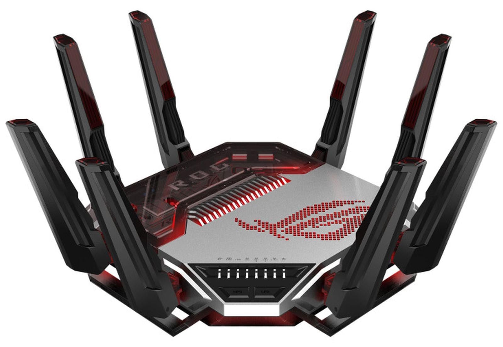 Asus ROG Rapture GT-BN98 Quad-band Wi-Fi 8 Desktoprouter, Zwart/Wit