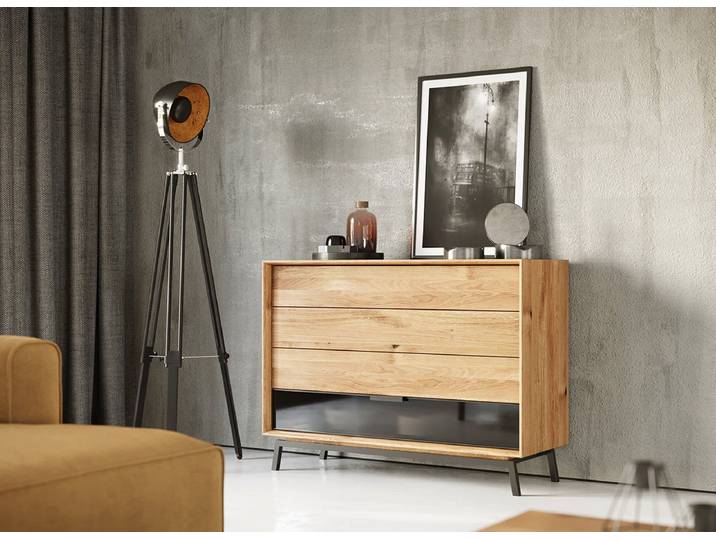 Katmandu Sideboard Modern Loft aus massiver Eiche