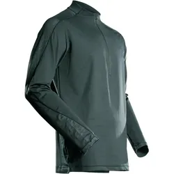 Zip-Langarmshirt "22681-618" Customized - 4XL - waldgrün