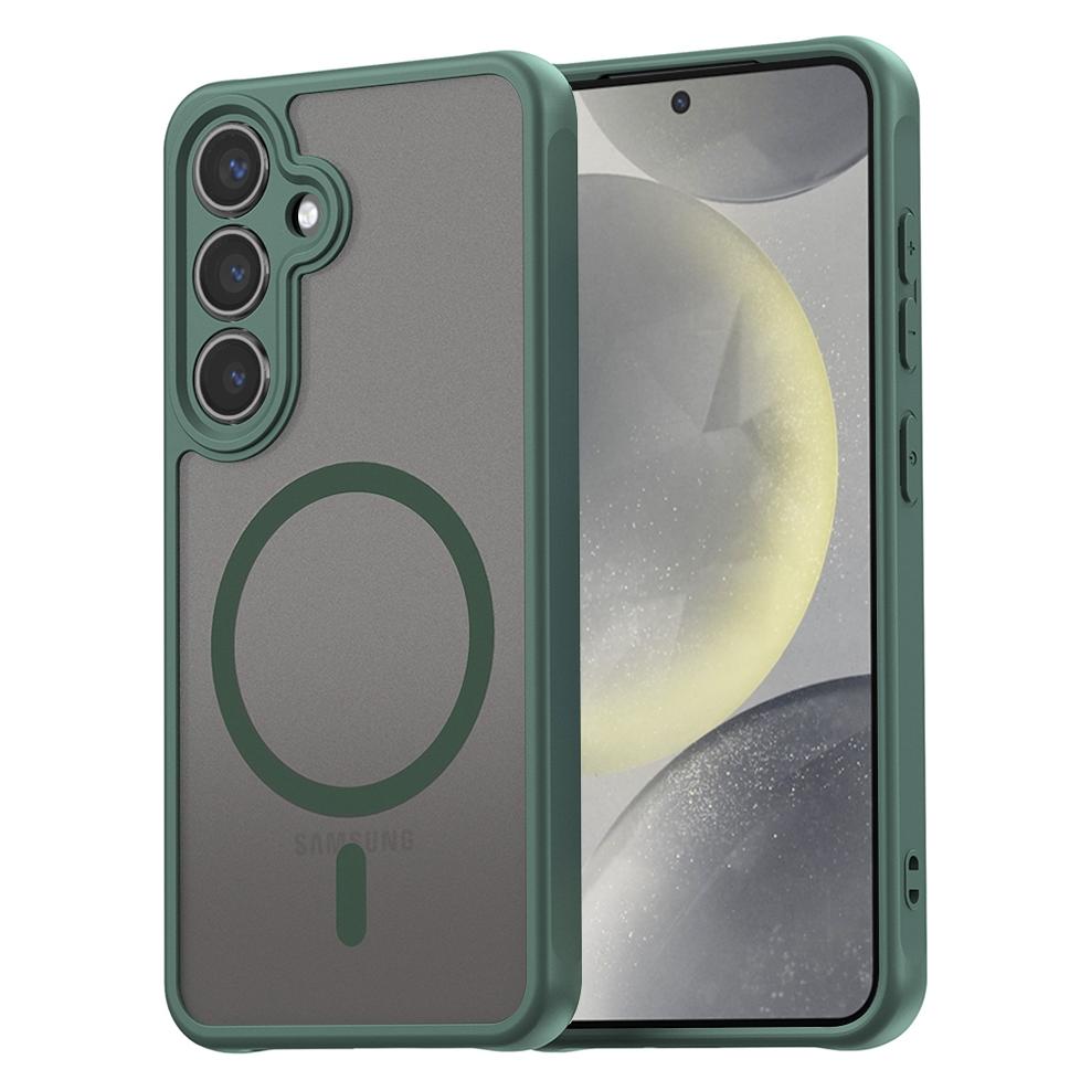 Techsuit - HaloFrost II MagSafe - Samsung Galaxy S24 - Green (Samsung Galaxy S24, Samsung Galaxy S25) (59329061)